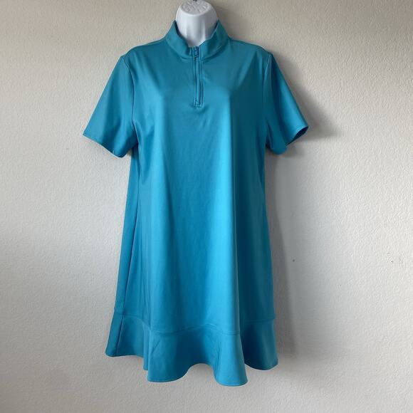 Tommy Bahama Dresses & Skirts - Tommy Bahama Golf Teal‎ XL Dress Knee Length UPF 50 Moisture Wicking Quick Dry